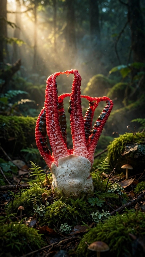 Dedos del Diablo (Clathrus archeri) Dedos del Diablo (Clathrus archeri)