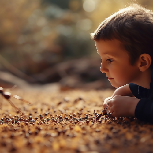 El niño que hablaba con las hormigas El niño que hablaba con las hormigas