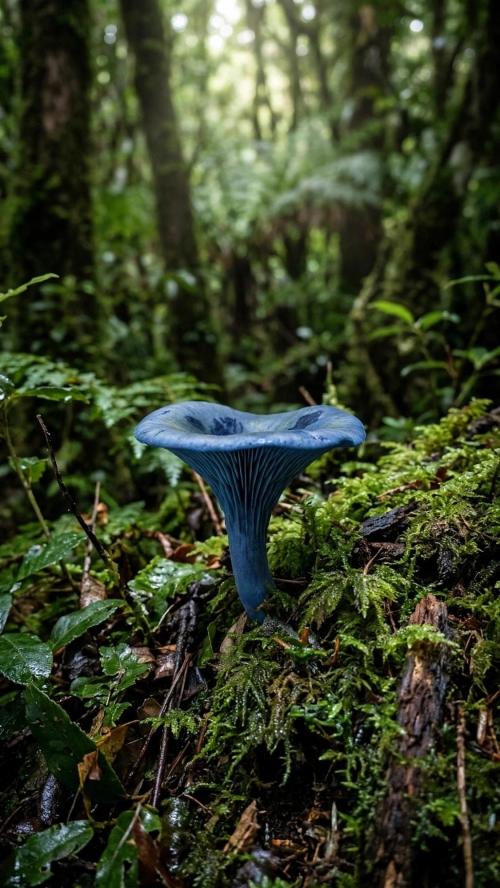 Las seta pitufo (Lactarius indigo) Las seta pitufo (Lactarius indigo)